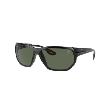 Ray-Ban RB4366M F60171 BLACK ON MATTE BLACK DARK GREEN napszemüveg napszemüveg