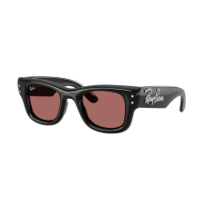 Ray-Ban RB4940B 686485 WAYFARER PUFFER Black Dark Violet napszemüveg napszemüveg