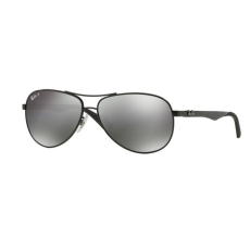 Ray-Ban RB8313 002/K7 CARBON FIBRE SHINY BLACK GREY MIRROR BLACK POLAR napszemüveg