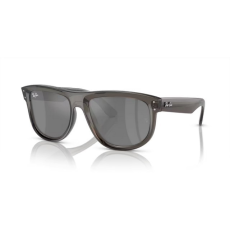 Ray-Ban RBR0501S 6707GS BOYFRIEND REVERSE TRANSPARENT DARK GREY SILVER/GREY MIRROR napszemüveg