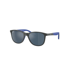 Ray-Ban RJ9077S 715155 Grey On Rubber Blue Dark Blue Mirror Blue napszemüveg