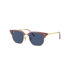 Ray-Ban RJ9116S 715680 JUNIOR NEW CLUBMASTER Opal Pink On Gold Dark Blue napszemüveg