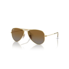 Ray-Ban RJ9506S 223/T5 JUNIOR AVIATOR ARISTA GOLD BROWN GRADIENT POLARIZED gyermek napszemüveg