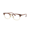 Ray-Ban RX5154 8375 CLUBMASTER Striped Brown DEMO LENS szemüveg