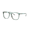 Ray-Ban RX5387 8362 Striped Green DEMO LENS szemüveg