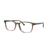 Ray-Ban RX5418 8251 Striped Brown & Red DEMO LENS szemüveg