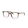 Ray-Ban RX5421 8251 Striped Brown & Red Demo Lens szemüveg