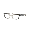 Ray-Ban RX5499 8149 LADY BURBANK Transparent Grey Demo Lens szemüveg