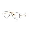 Ray-Ban RX6489 3177 AVIATOR Havana On Arista DEMO LENS szemüveg