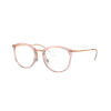 Ray-Ban RX7140 8335 Transparent Pink Demo Lens szemüveg
