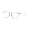 Ray-Ban RX7140 8336 Transparent Light Blue Demo Lens szemüveg