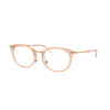 Ray-Ban RX7255 8124 Transparent Beige DEMO LENS szemüveg
