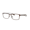 Ray-Ban RX8424 3227 Matte Brown & Gunmetal DEMO LENS szemüveg