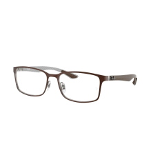 Ray-Ban RX8424 3227 Matte Brown & Gunmetal DEMO LENS szemüveg szemüvegkeret