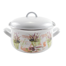  RCK Levendula Zománcozott lábas 20 cm+fedő 13468 edény