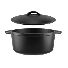  RCK Öntöttvas Lábas 26 cm 5 liter Íves fülű 17813 edény