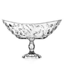 RCR Cristalleria Italiana RCR LAURUS talpas üveg tál 33,3 cm konyhai eszköz