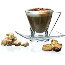 RCR FUSION cappuccino csészekészlet csészealjjal, 4 db, 190 ml konyhai eszköz