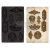 Re-Design with Prima ReDesign with Prima szilikon öntőforma, 5x8 Inch Decor Mould / Luxembourg Hardware (1 db)