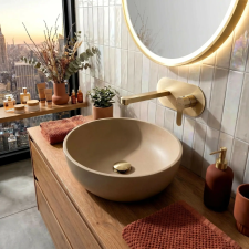 Rea Falra szerelhető csaptelep REA Arcos Brush Gold csaptelep