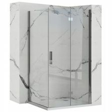  Rea Molier Chrom Zuhanykabin - Sarok - 80x90 cm kád, zuhanykabin