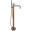 Rea Szabadon álló padló csaptelep Rea Lungo Diamond Brush Copper