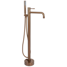 Rea Szabadon álló padló csaptelep Rea Lungo Diamond Brush Copper csaptelep