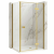 Rea zuhanykabin Rea Atlas 90x90 Brush Gold