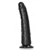 Real Rock Ultra Skin Slim Dildo 18 x 4,2cm fekete