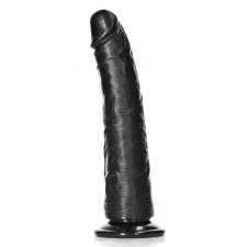 Real Rock Ultra Skin Slim Dildo 18 x 4,2cm fekete műpénisz, dildó