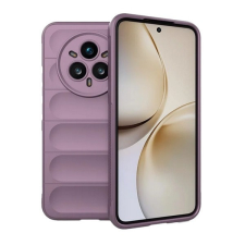  Realme 14 Pro Plus, Szilikon tok, közepesen ütésálló, 3D minta, lila tok és táska