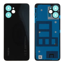 Realme 4711822 Gyári akkufedél hátlap - burkolati elem Realme 9i Fekete (Glass Black) mobiltelefon, tablet alkatrész