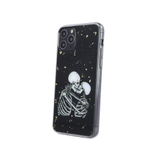  Realme 7i szilikon tok, hátlap tok, TPU tok, fekete, Romantic Skeletons 1 tok és táska