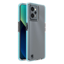 Realme Spring Case Realme C31 szilikon tok keret világoskékkel tok és táska