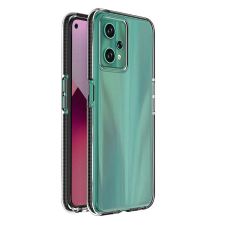 Realme Spring Case tok Realme 9 Pro szilikon tok kerettel fekete tok és táska