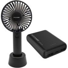 RealPower 375356 Hordozható ventilátor + PowerBank ventilátor