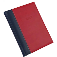 REALSYSTEM 2023-as Linett 5611-35 B5 heti beosztású határidőnapló kék-piros határidőnapló