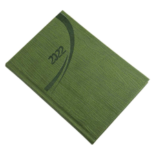 REALSYSTEM Fashion, A5 heti beosztású határidőnapló, Zöld naptár, kalendárium