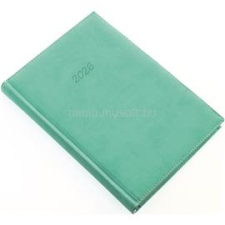 REALSYSTEM Határidőnapló Bolero P A/5, napi krémszínű lapokkal türkiz 2026. (REALSYSTEM_37063) határidőnapló