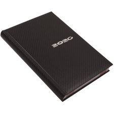 REALSYSTEM Határidőnapló Carbon A/5, napi fehér lapokkal kék Realsystem 2026. határidőnapló