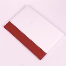 REALSYSTEM Határidőnapló Linett B/5, heti fehér lapokkal piros-fehér Realsystem 2024. határidőnapló