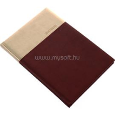 REALSYSTEM Határidőnapló Lux B/5, heti fehér lapokkal barna 2026. (REALSYSTEM_36602) határidőnapló