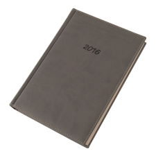 REALSYSTEM Határidőnapló Realsystem Bolero B/5 napi sárga lapos szürke 2020. határidőnapló