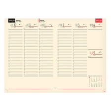 REALSYSTEM Határidőnapló REALSYSTEM Prémium A B/5 heti sárga lapos kék 2023. határidőnapló