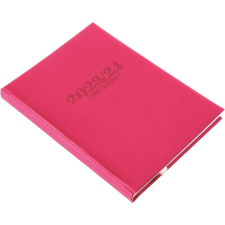 REALSYSTEM Tanári határidőnapló A5, műbőr 150mmx210mm, fehér lapokkal (pink) 2023/2024 Realsystem határidőnapló