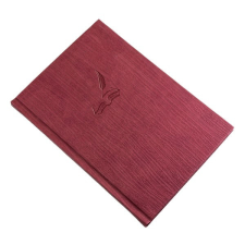 REALSYSTEM Vendégkönyv REALSYSTEM Fashion A/4 144 lapos sima bordó füzet