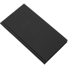 REALSYSTEM Zsebnaptár standard álló, fehérlapokkal (fekete) Realsystem 2023. naptár, kalendárium