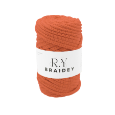 Reax Yarn Macrame Braidey zsinórfonal, 6mm - Narancs 21 rövidáru