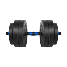 Rebel Active RBA-2302-1 - állítható műanyag kézi súlyzó 1x20 kg, fekete kézisúlyzó