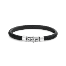 Rebel & Rose Bracelet Half Round Braided RR-L0133-S-L mens, karkötő